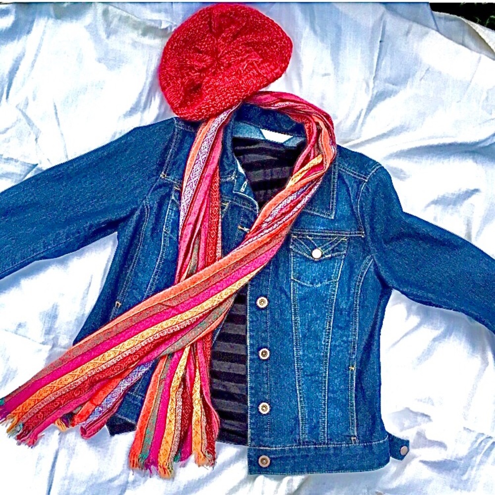 Christopher&Banks blue denim jean jacket